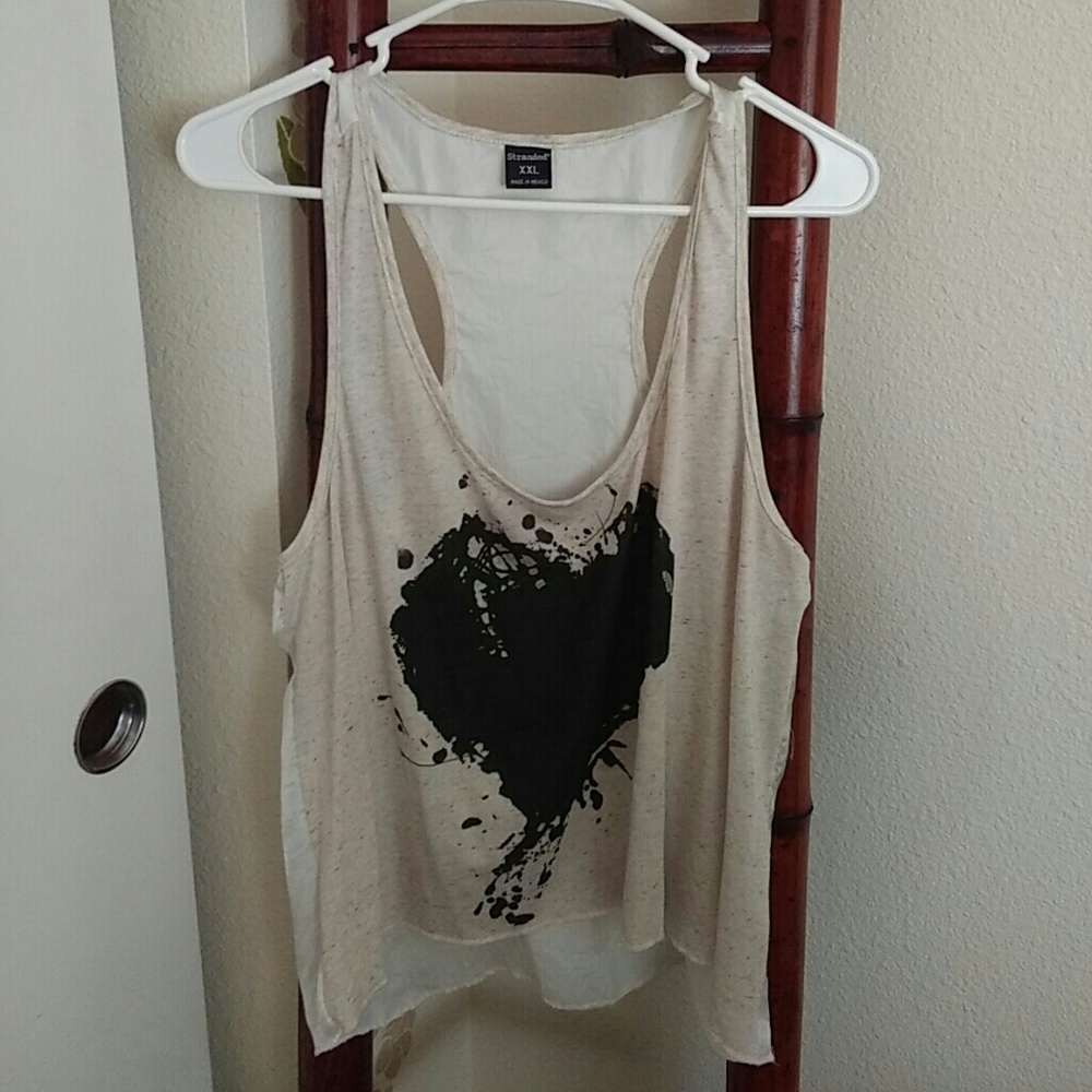 Heart tank top